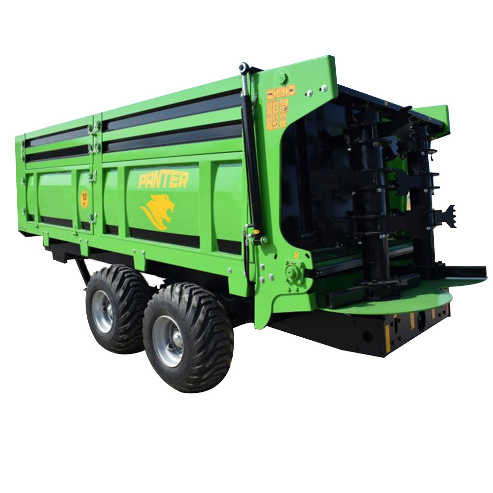 10 CUBIC METERS SOLID FERTILIZER DISTRIBUTION TRAILER