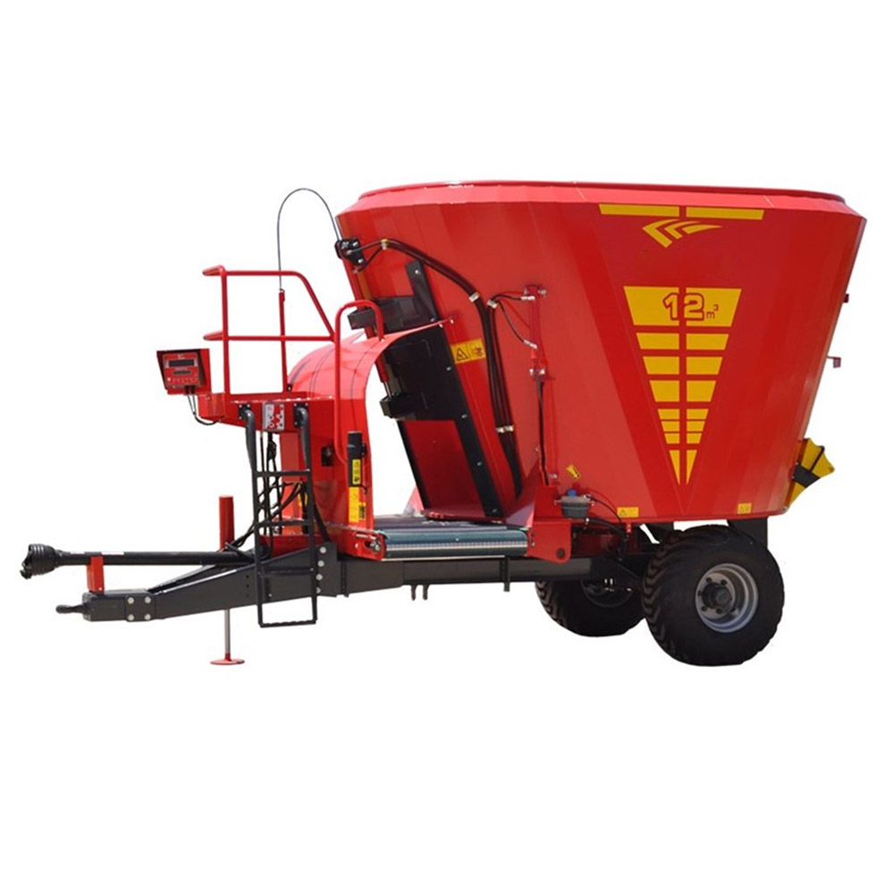 12 CUBE FRONT CONVEYOR VERTICAL FEED MIXER