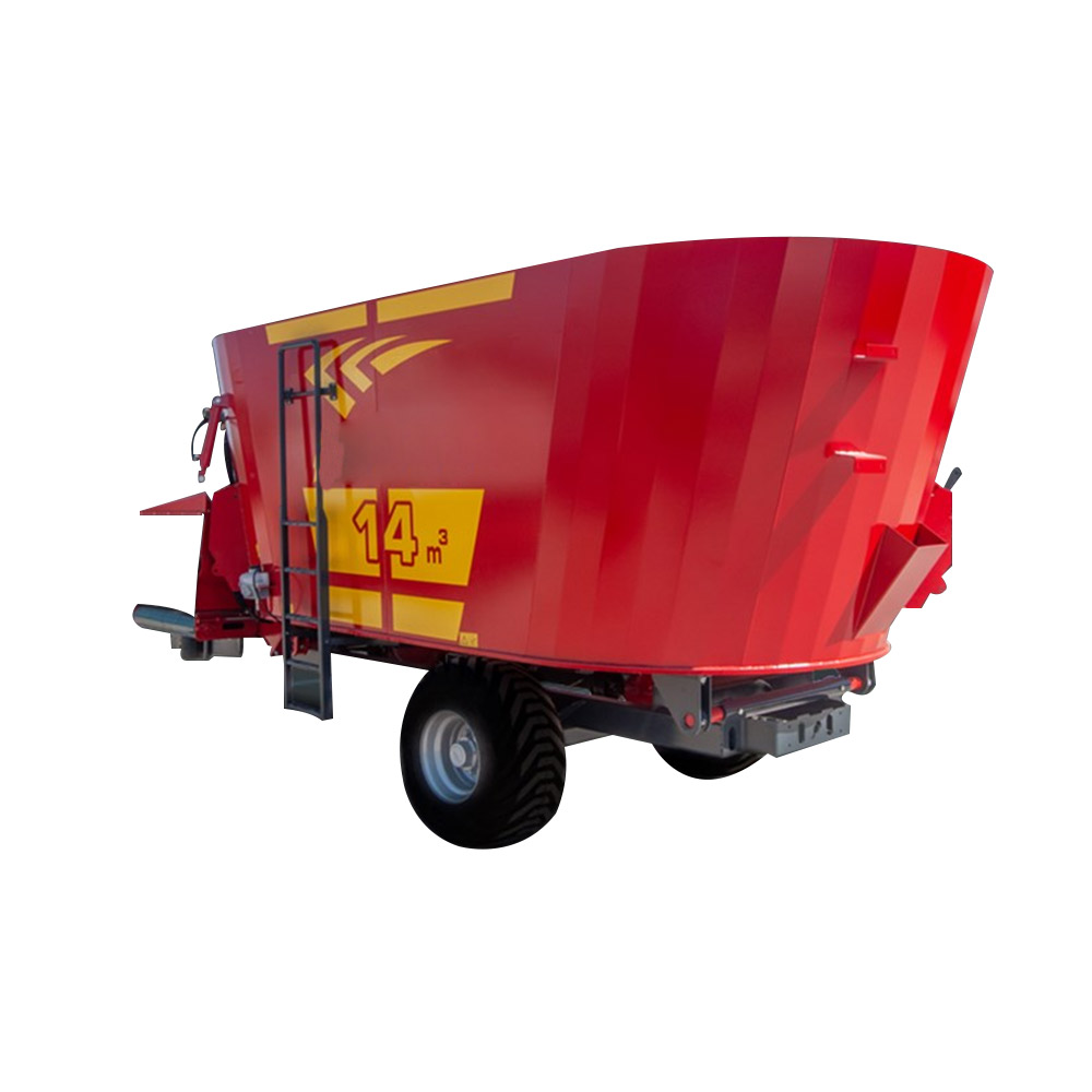 14 CUBIC METERS VERTICAL FEED MIXER WITH DOUBLE WIRE