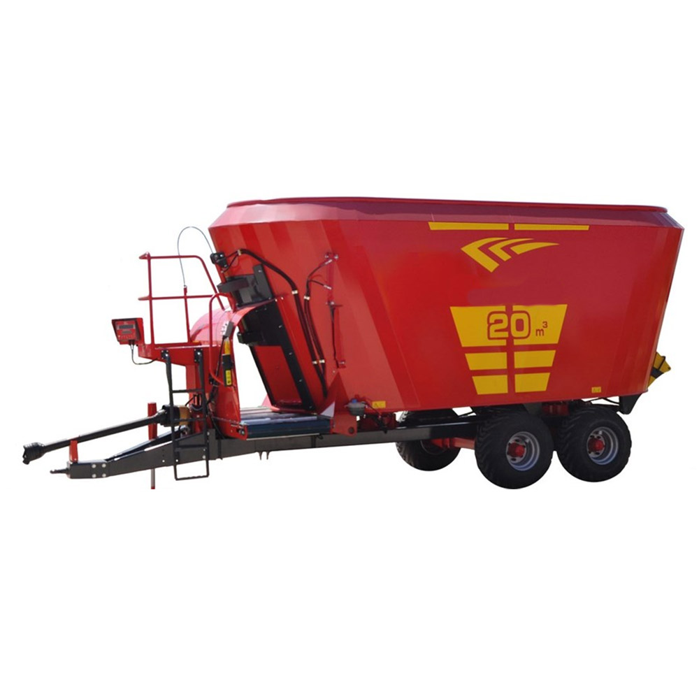 20 CUBIC METERS DOUBLE WIRE VERTICAL FEED MIXER
