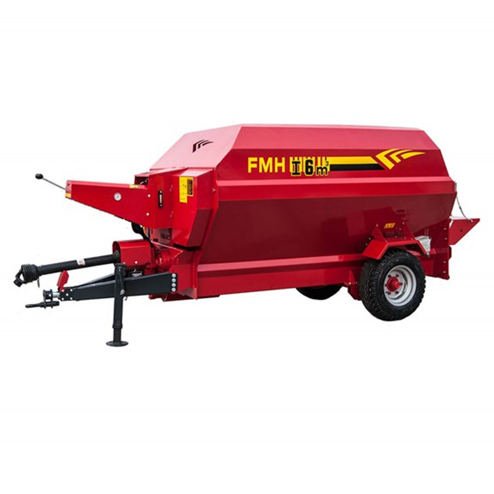 6 CUBIC METERS HORIZONTAL DOUBLE WIRE FEED MIXER