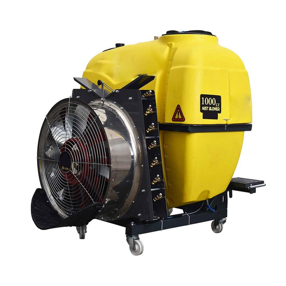 HANGING TYPE TURBO ATOMIZER STANDARD GEARBOX LINK MODEL 1000 LT. 90CM. V MODEL FAN