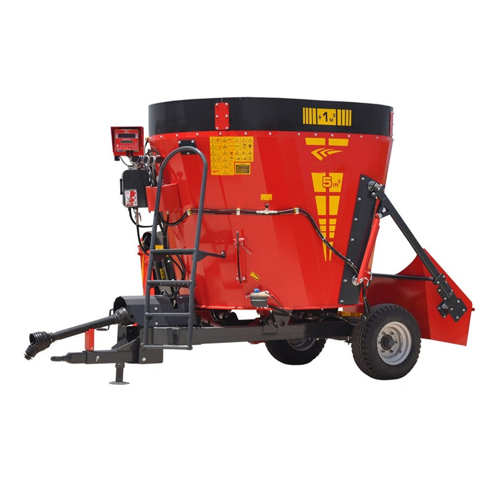 5 CUBIC METERS VERTICAL FEED MIXER