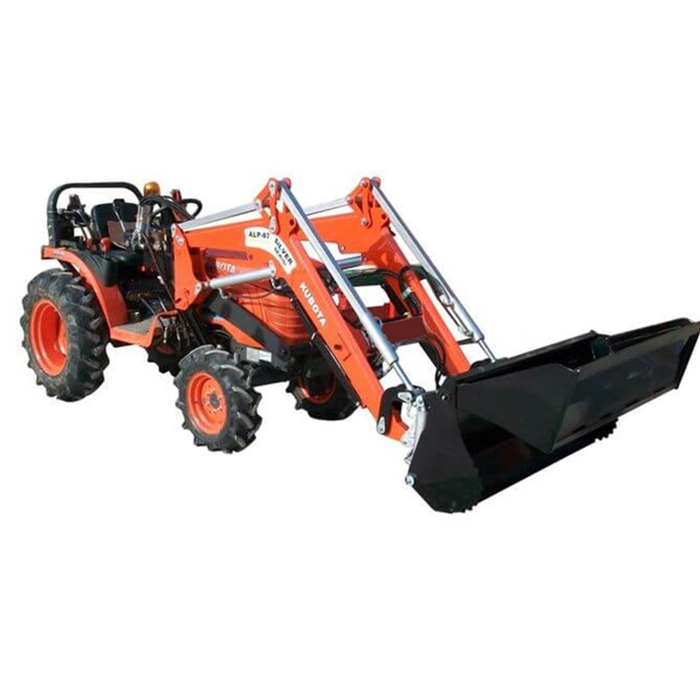 SILVER TRACTOR FRONT LOADER - TRACTOR FRONT BUCKET
